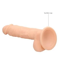 RealRock Realistischer »Silikon Dildo 7inch« Mit Hoden Und Saugnapf -JOYDIVISION Geschäft Realistischer Silikon Dildo 7inch mit Hoden und Saugnapf.FF222 00 2f55