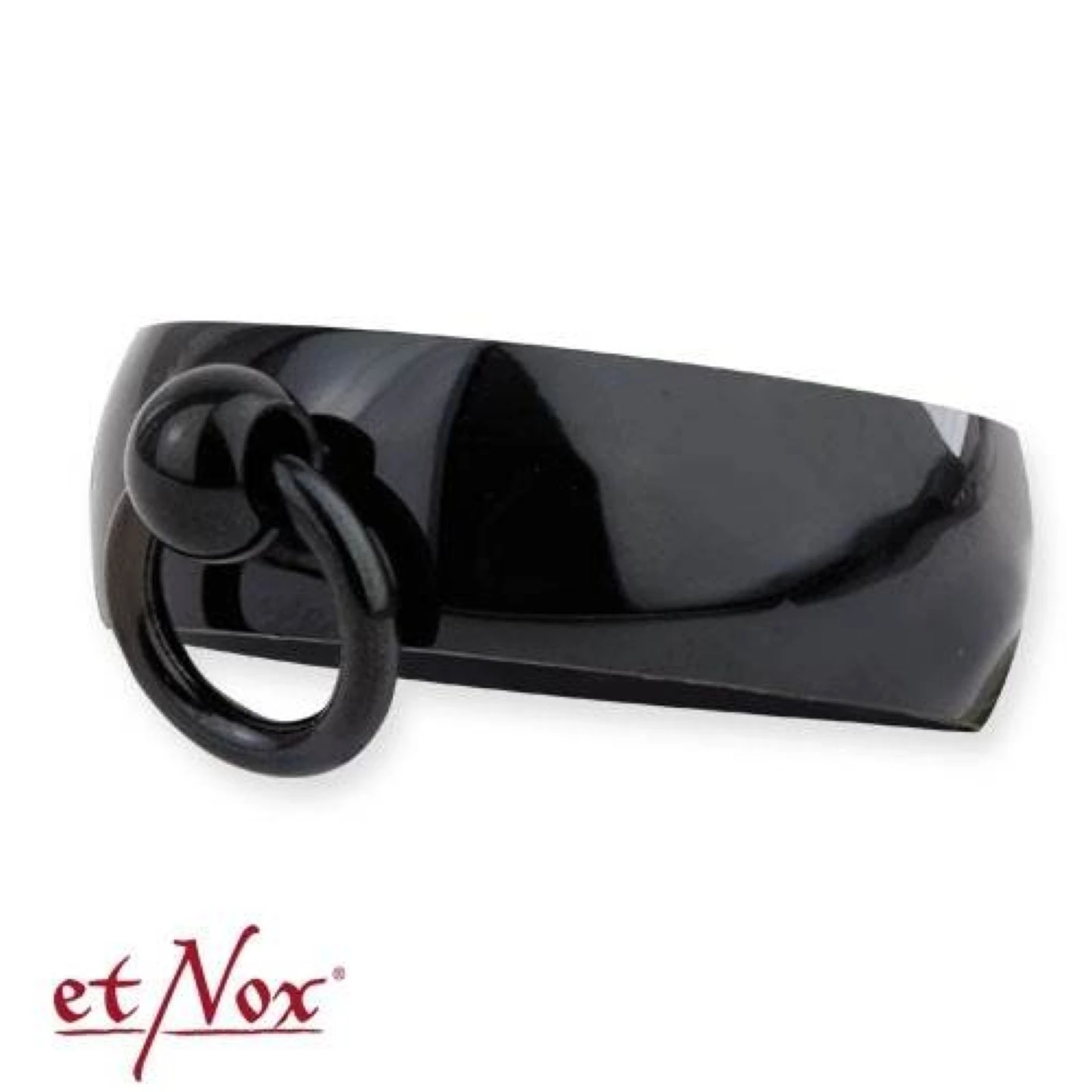 Et Nox Ring Der O Aus Edelstahl In Edlem Schwarz 3 Et Nox Ring Der O Aus Edelstahl In Edlem Schwarz