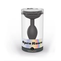 Love To Love Rosen-Analplug Open Roses »Black Onyx« -JOYDIVISION Geschäft Rosen Analplug Open Roses Black Onyx .FF057 00 2f4