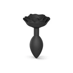 Love To Love Rosen-Analplug Open Roses »Black Onyx«
