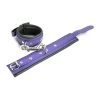 Hausmarke Schmale Fußfesseln Leder In Violett -JOYDIVISION Geschäft Schmale Fu fesseln Leder in violett.L0102 06 f17
