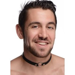 Lieblingsschmuck »Sex Pet« O-Ring Leder-Choker-Halsband -JOYDIVISION Geschäft Sex Pet O Ring Leder Choker Halsband.SK032 00 4f4