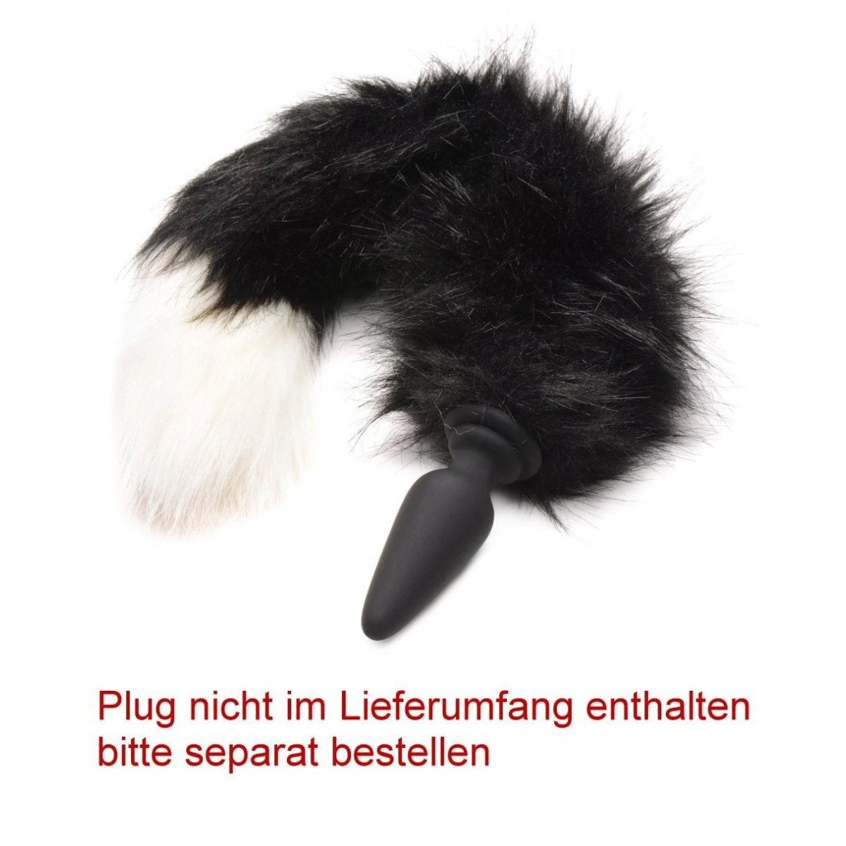 »TAILZ« Petplay - Veganer Fuchsschwanz In Schwarz-weiß 6 »TAILZ« Petplay - Veganer Fuchsschwanz In Schwarz-weiß – Bild 4