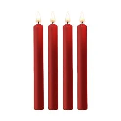 Ouch! »Teasing Wax Candles« BDSM-Kerzen, 4er-Pack, Large