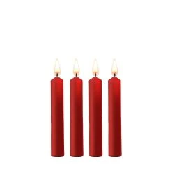 Ouch! »Teasing Wax Candles« BDSM-Kerzen, 4er-Pack