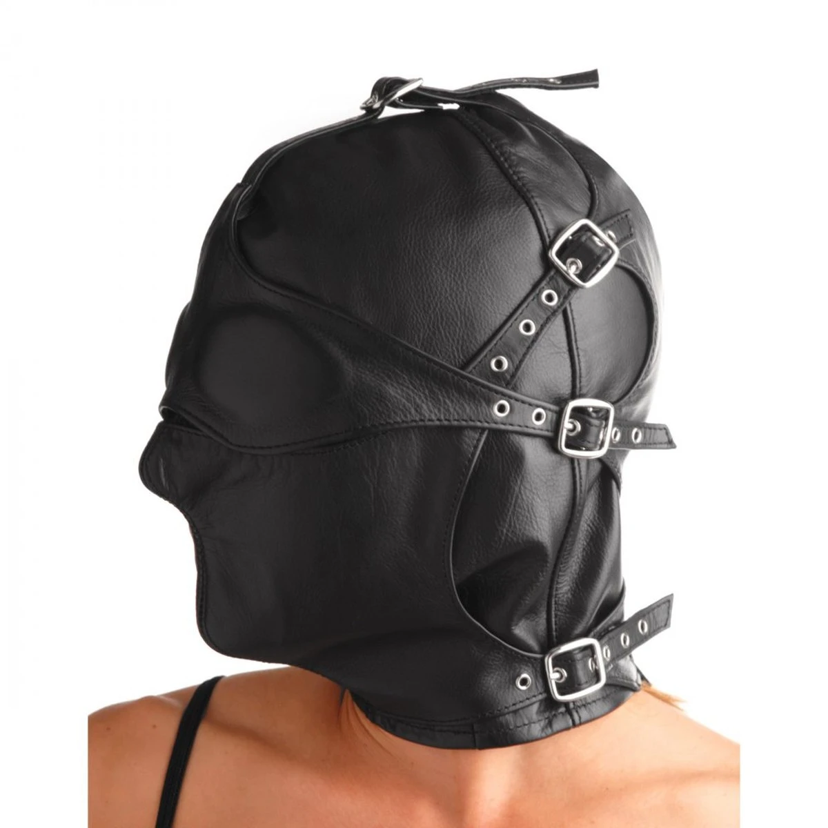 Pure BDSM Verstellbare Ledermaske Frantic 3 Pure BDSM Verstellbare Ledermaske Frantic