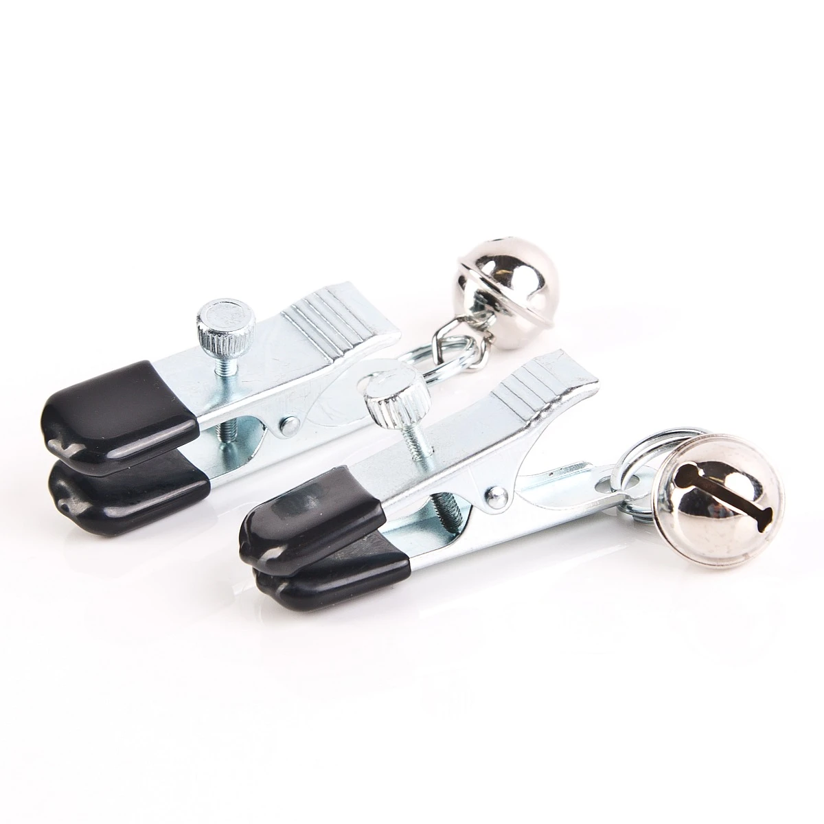 Baumwollseil.de Verstellbare Nippelklammern Mit Glöckchen 4 Baumwollseil.de Verstellbare Nippelklammern Mit Glöckchen – Bild 2