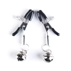 Baumwollseil.de Verstellbare Nippelklammern Schmal Mit Glöckchen