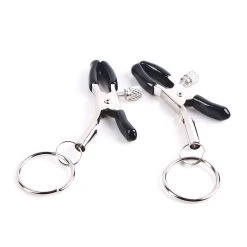 Baumwollseil.de Verstellbare Nippelklammern Schmal