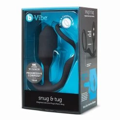 B-Vibe Snug & Tug Silikon-Analplug Mit Penisring -JOYDIVISION Geschäft b Vibe Snug Tug Silikon Analplug mit Penisring.FF817 00 4f4