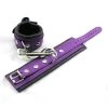 Hausmarke Schmale Handfesseln Leder In Violett 2 Hausmarke Schmale Handfesseln Leder In Violett -JOYDIVISION Geschäft schmale Handfesseln Leder in violett.L0100 06 f17