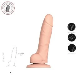 Strap-on-me »Soft Realistic Dildo« Aus Silikon, Hautfarben -JOYDIVISION Geschäft strap on me Soft Realistic Dildo aus Silikon hautfarben.FF692 01 3f55